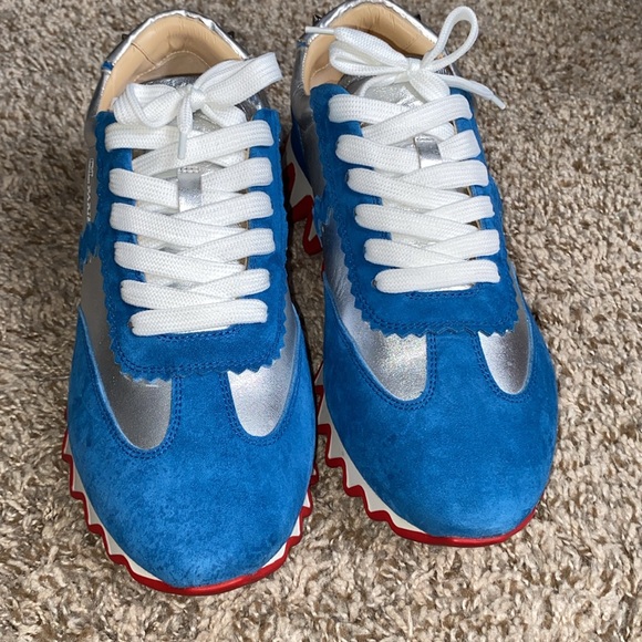 Christian Louboutin Loubishark Spike Sneakers - Picture 2 of 8